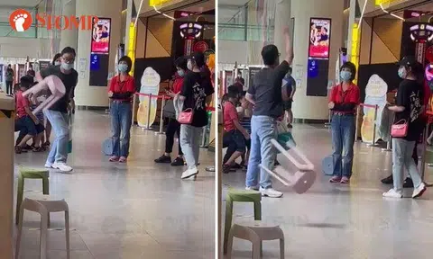 Man arrested after throwing stools, hurling vulgarities at SDAs who advised him to wear mask properly