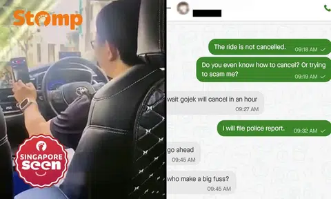 Gojek driver tells passenger to get out mid-ride over backpack
