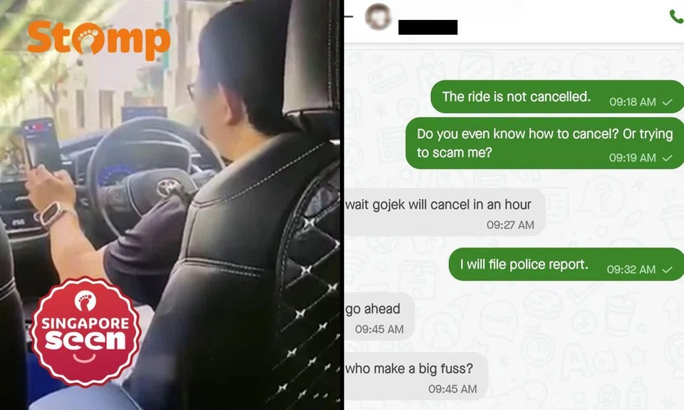 Gojek driver tells passenger to get out mid-ride over backpack