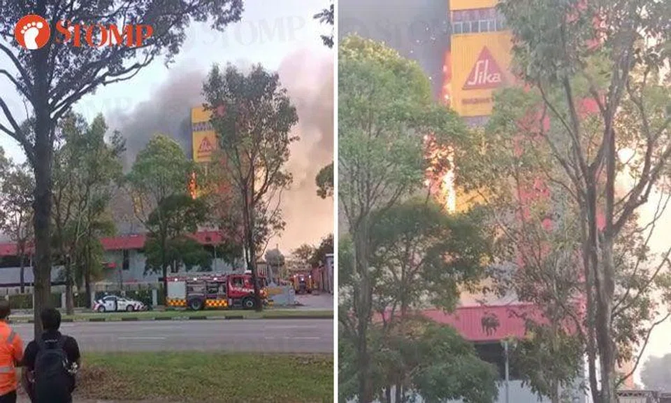 Two workers injured in Tuas warehouse fire that was size of 1½ football fields