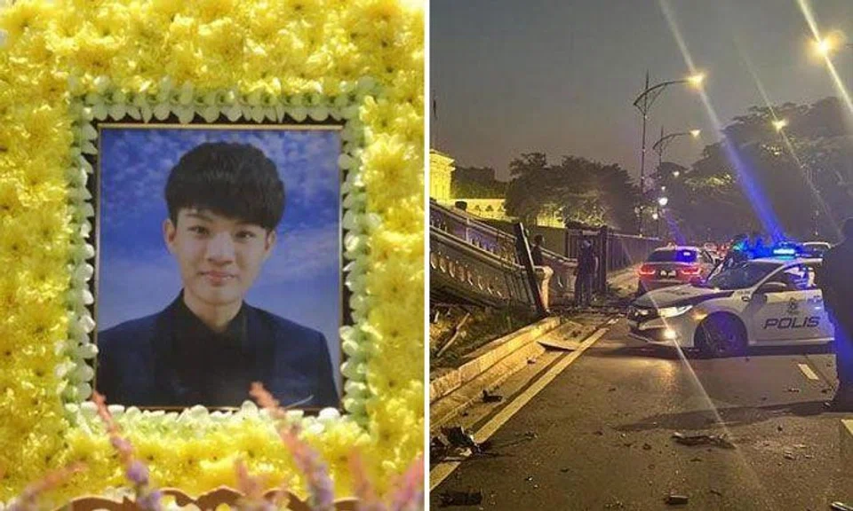Xie Zhiyu, who worked as an electrician, would typically head home after his shift ended, said his mother. PHOTOS: SIN CHEW DAILY, POLIS DAERAH JOHOR BAHRU SELATAN/FACEBOOK