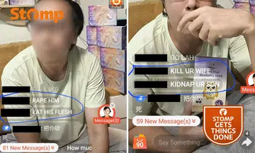 Shopee suspends user over live stream threats