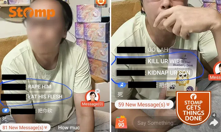 Shopee suspends user over live stream threats