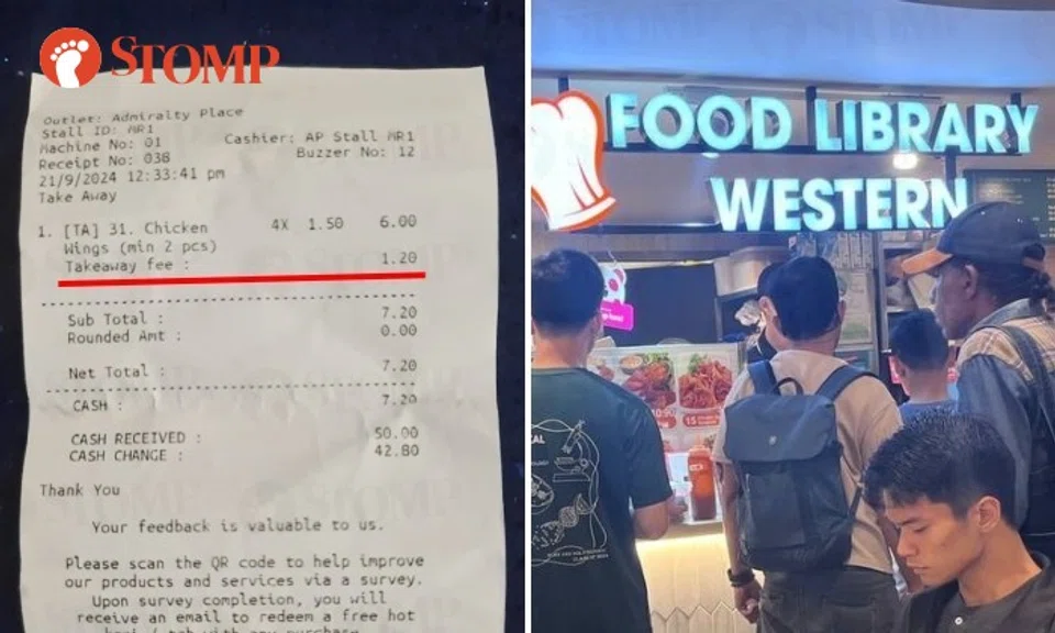 Stomper PKJ had gone to the Food Library western food stall in the Cantine Corner by Kopitiam foodcourt at Admiralty Place on Sept 21.