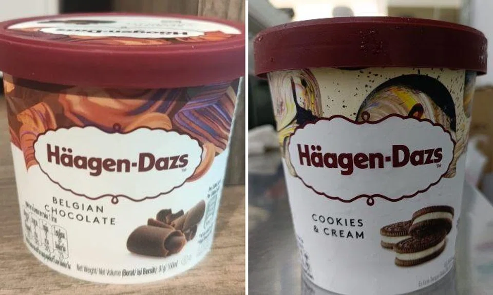 The products under the latest recall are the 100ml version of the brand's Belgian Chocolate ice cream, which expires on June 8, 2023, and the 473ml version of its Cookies & Cream ice cream, which expires on May 27 next year.