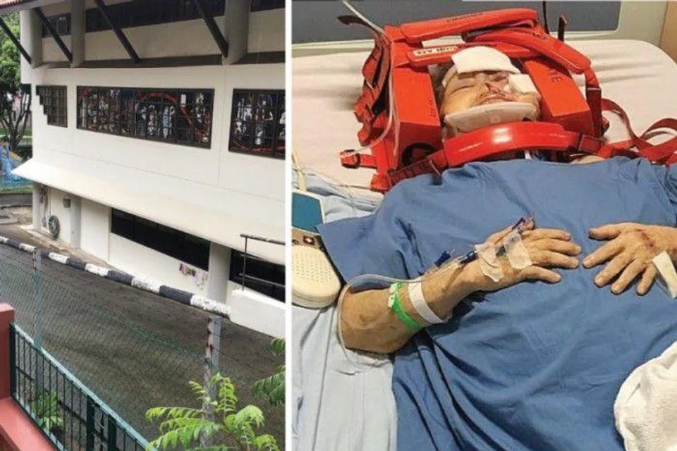 83-year-old wheelchair-bound widow found with face full of blood at broken teeth at Bedok church