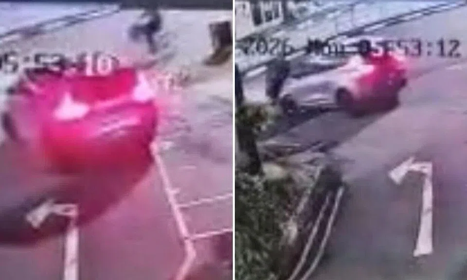 A cyclist was taken unconscious to Tan Tock Seng Hospital after an accident with a car along Balestier Road on May 25.