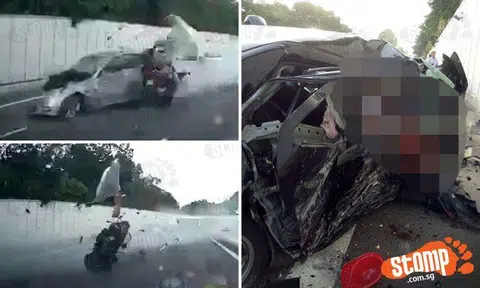 AYE accident that left driver dead: New video shows shocking impact