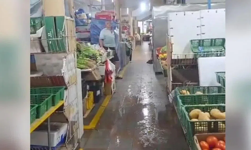 Leaky ceiling at Yuhua market raises concerns for elderly, stallholder claims business halved