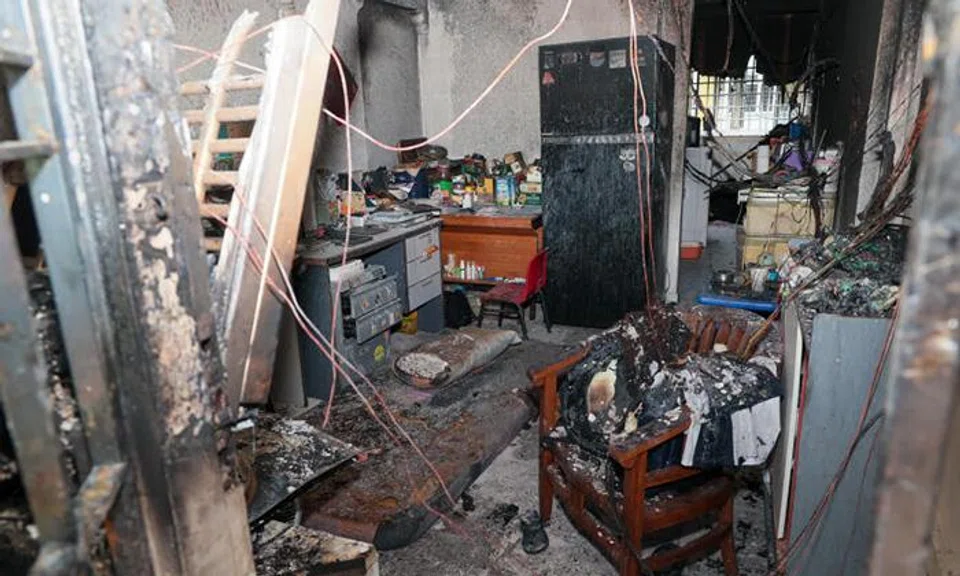 A 51-year-old man has been arrested over a fire that broke out at Whampoa Heights on May 29.