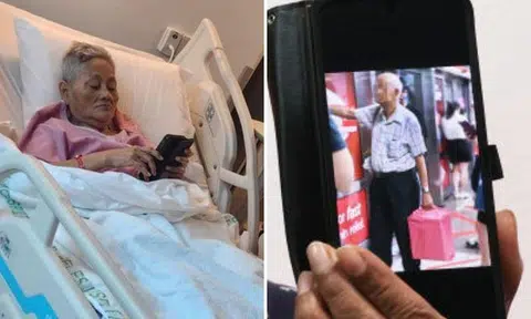 Man, 88, assisting with investigations for voluntarily causing hurt: 'Why did he punch my mum?'