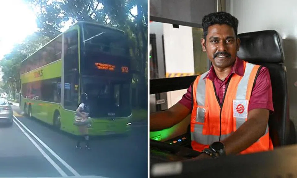 Bus driver has 'phobia' after near-accident with jaywalker who had headphones on