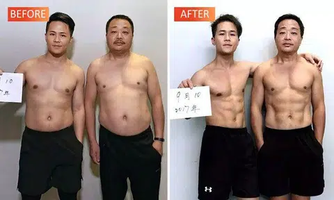 Man in China gains 10kg to help father lose weight