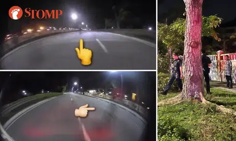 Police called after man spotted walking in middle of Dunearn Road at 2am