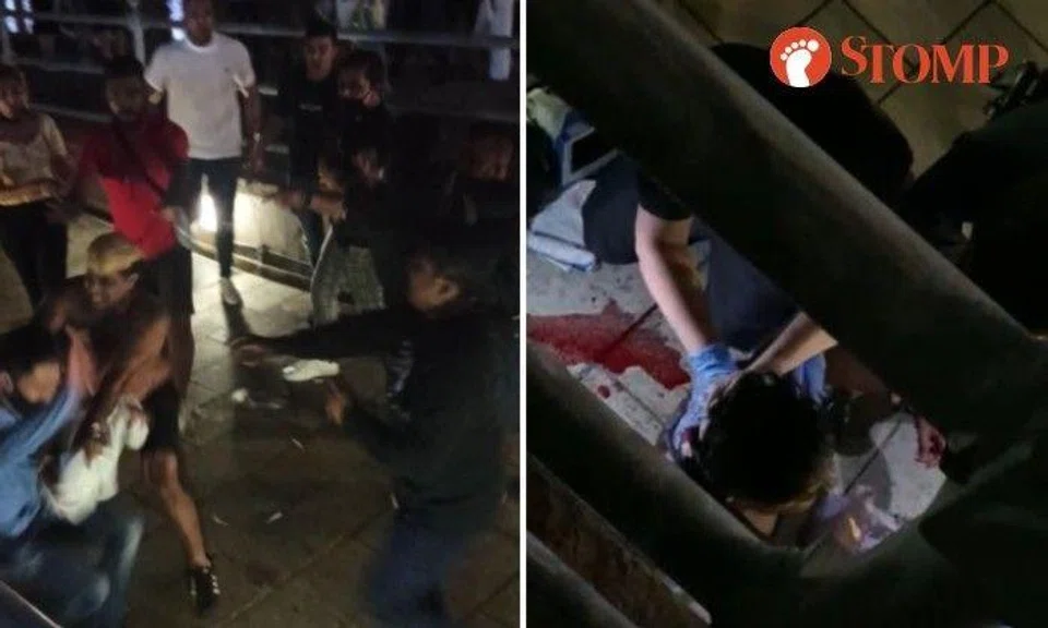 Clarke Quay fight: 5 arrested for rioting with deadly weapon, 3 taken to hospital