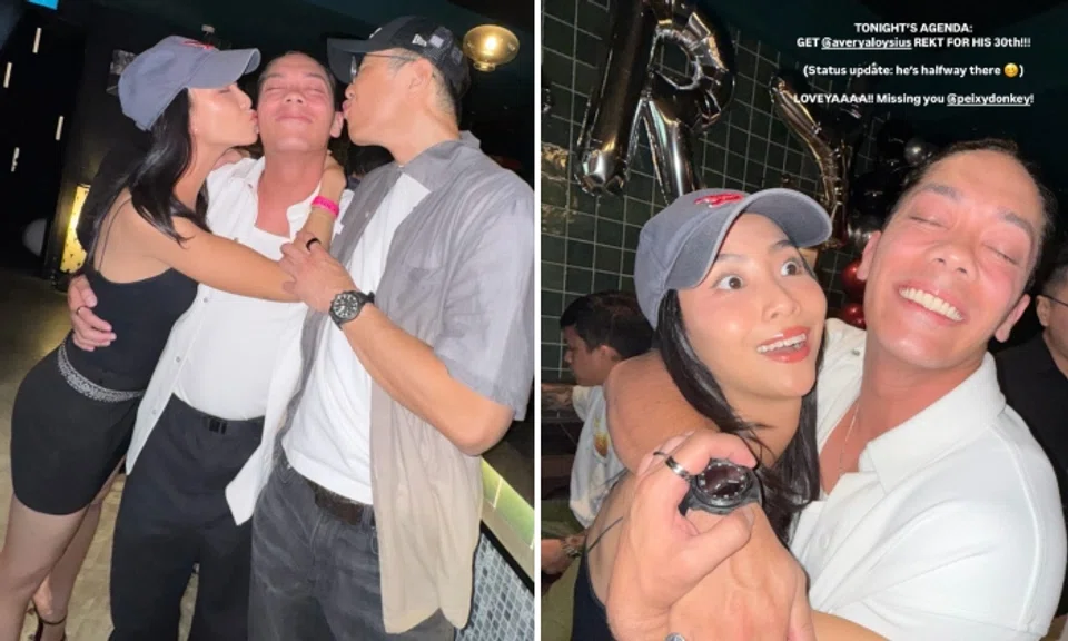 Sonia Chew with Avery Aloysius Yeo