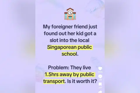 'Is it worth it?': Foreign family's child faces 1.5h commute to primary school