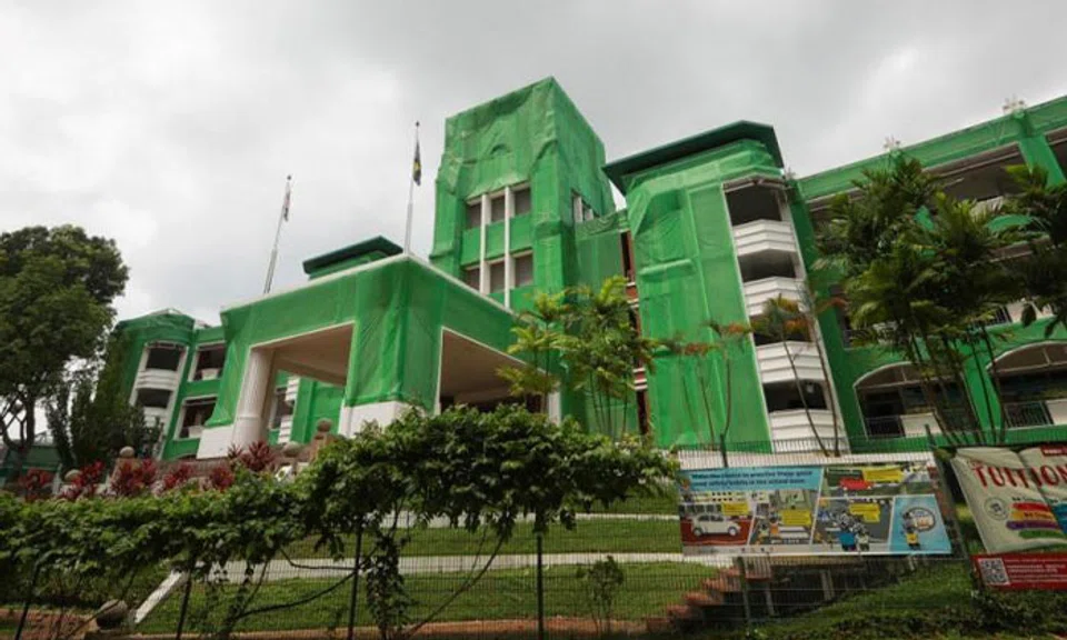 Facade of Anglo-Chinese School (Primary) seen from Barker Road on Feb 9, 2023. ST PHOTO: RYAN CHIONG