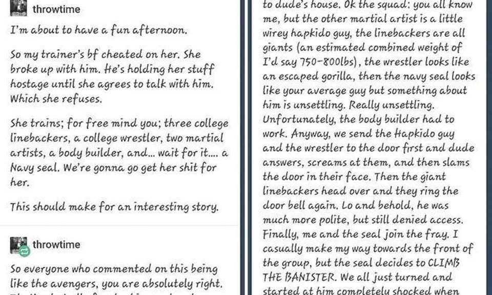 'Avengers' team track down their trainer's ex-boyfriend who cheated to take back her things and more