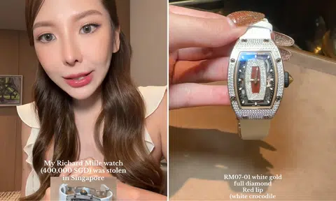 Thai influencer's $400,000 watch allegedly stolen at Singapore F1, asks public for help