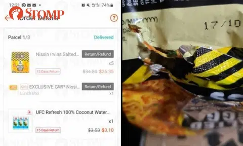 Shopee customer says rodents bit into his Irvins salted egg instant noodles, SFA looking into it
