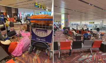 Netizen slammed for posting photos of travellers sleeping at Changi Airport: 'Let them rest'