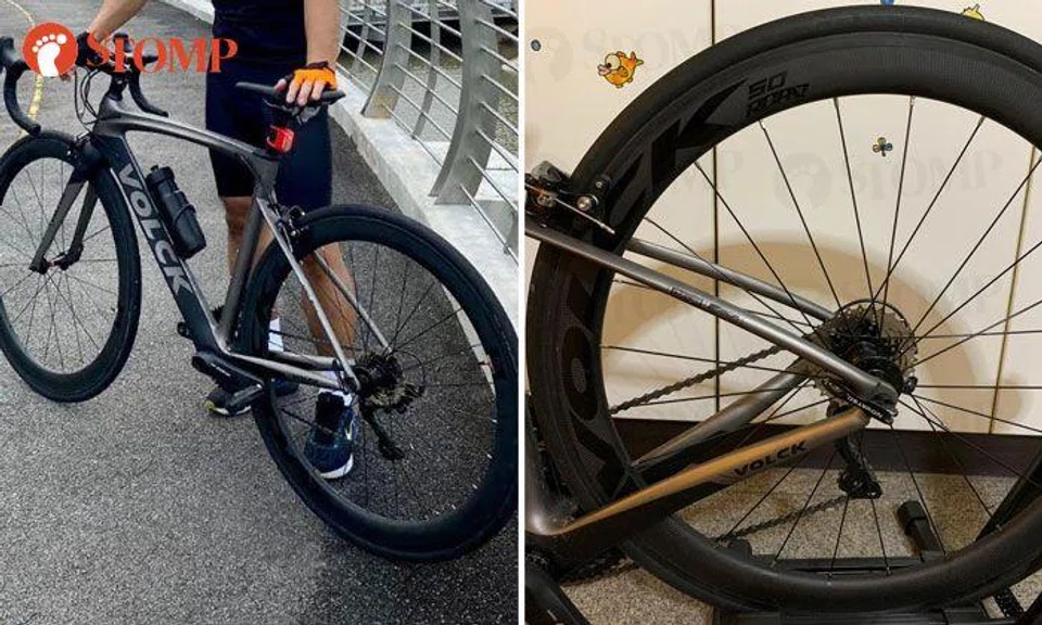 Appeal for return of bicycle wheel that was left at East Coast Park