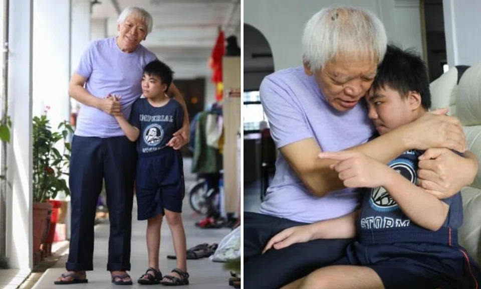 Mr Ben Phua with son Zai Quan