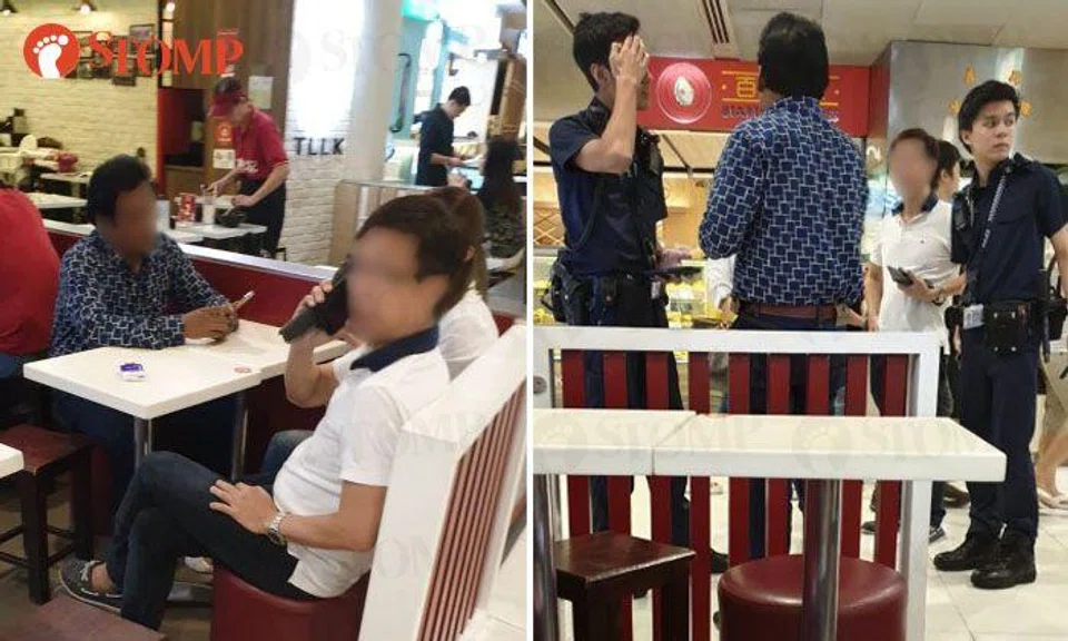 Police called in after two men allegedly argue over seat at VivoCity cafe