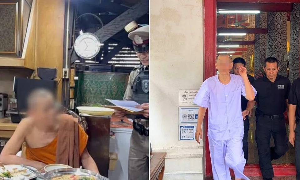 Thai abbot arrest, temple fund scandal, sex