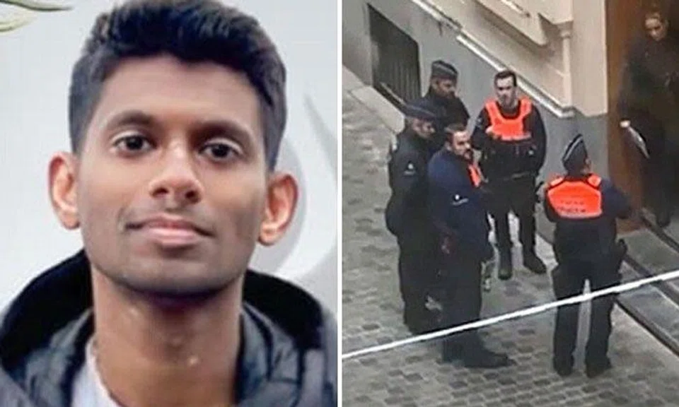 Mr B. Aravind Pillay was approached by the two suspects before being stabbed. PHOTOS: ARAVIND FAMILY, NIEUWBLAD