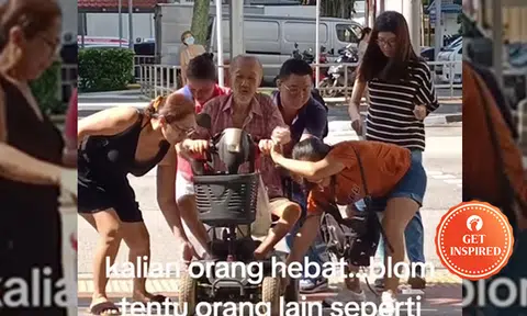 Wholesome video of kind souls helping elderly man on PMA shows the power of unity