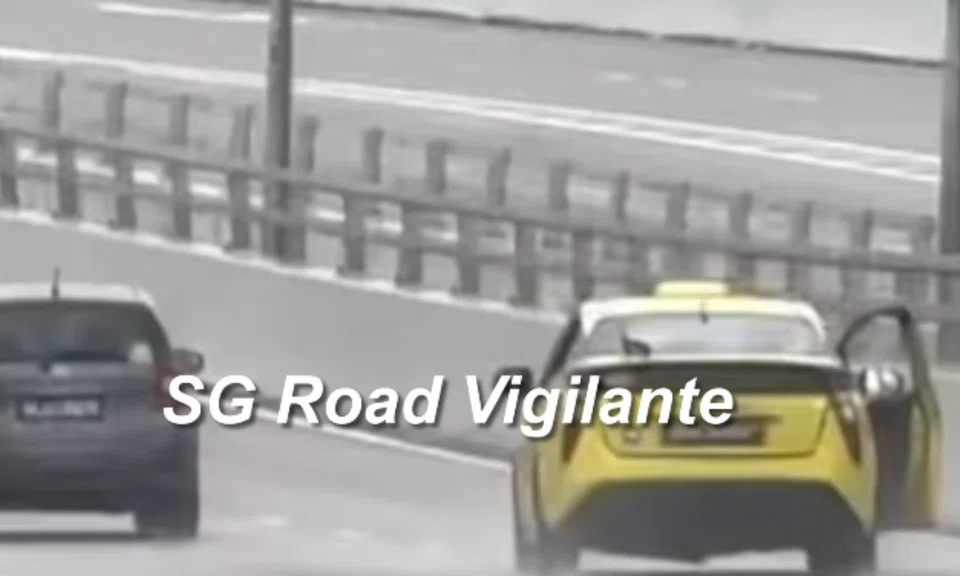 ComfortDelGro is investigating after one of its taxis was spotted being driven with an open door on Feb 19.