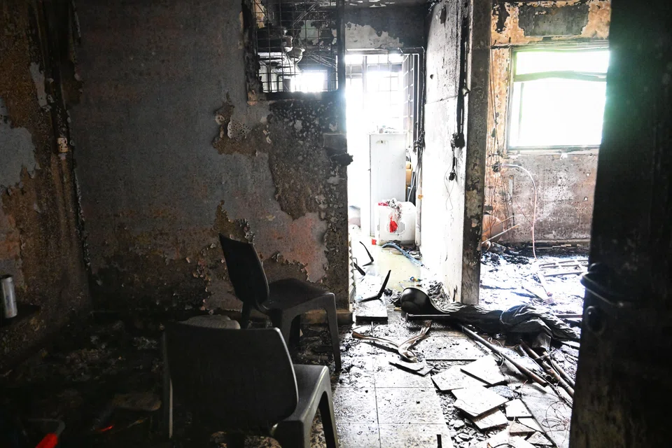 The blaze on Aug 13 took the lives of a 34-year-old man and a 32-year-old woman.