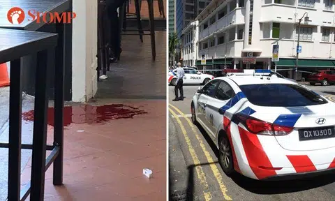 Suspect in Boon Tat St fatal stabbing: 'Don't help him. He's my son-in-law. Let him die'