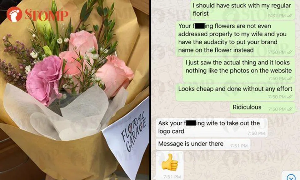 Florist company and customer hurl F-word at each other after complaint over $74.50 bouquet