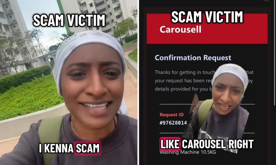 TikToker left with $60 in bank after someone offered to buy her washing machine on Carousell