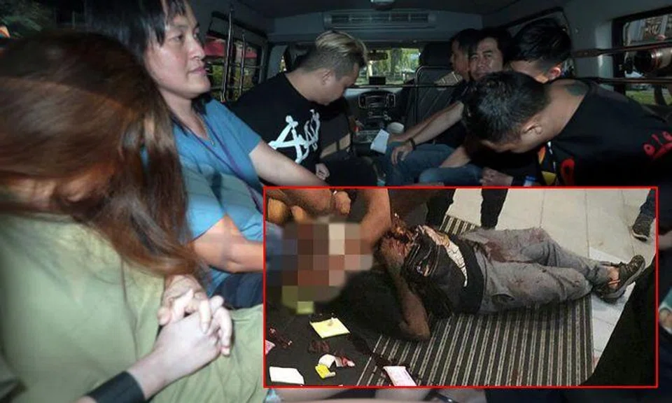 Suspects of the Orchard Towers murder arriving at the State Courts on July 4, 2019. Photos: The Straits Times