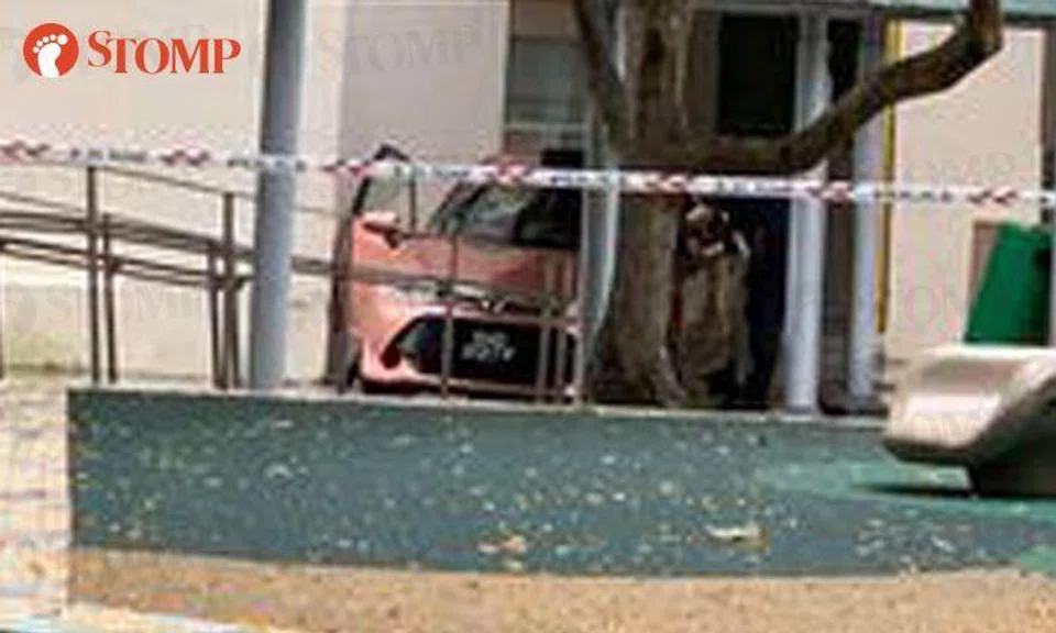 Man taken to hospital, arrested for rash act after car crashes into Bukit Merah void deck