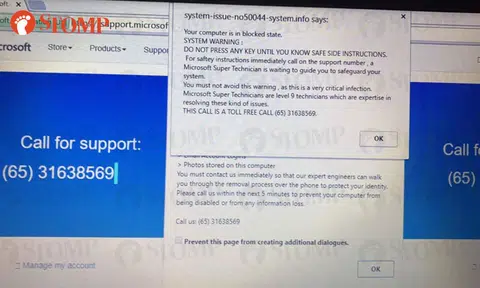 Man warns of possible online scam after daughter gets suspicious prompt while browsing Internet