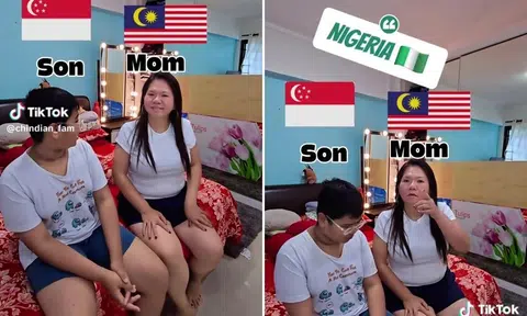 'Chindian family' slammed for repeating racial slur in mispronunciation of 'Nigeria' in TikTok video