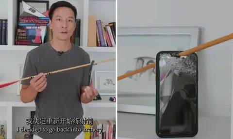 Daniel Wu gives rare tour of his LA home, shows off phone he shot with arrow by accident