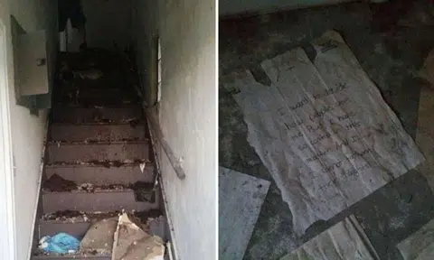 Roommates make chilling discovery after exploring nearby abandoned nearby building