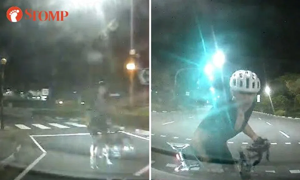 A road confrontation between a cyclist and a driver turned messy. 