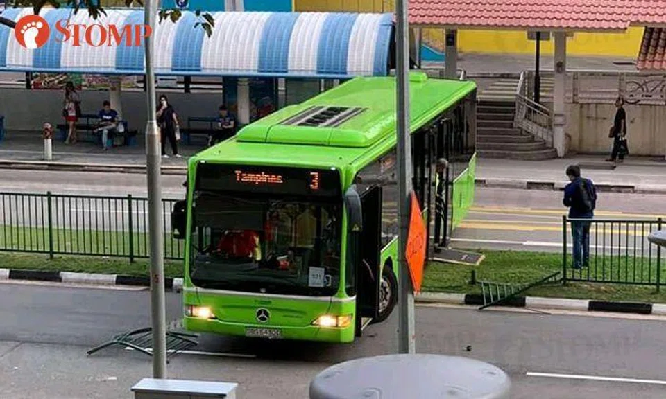 Bus crashes through railing in Pasir Ris due to technical malfunction involving brake