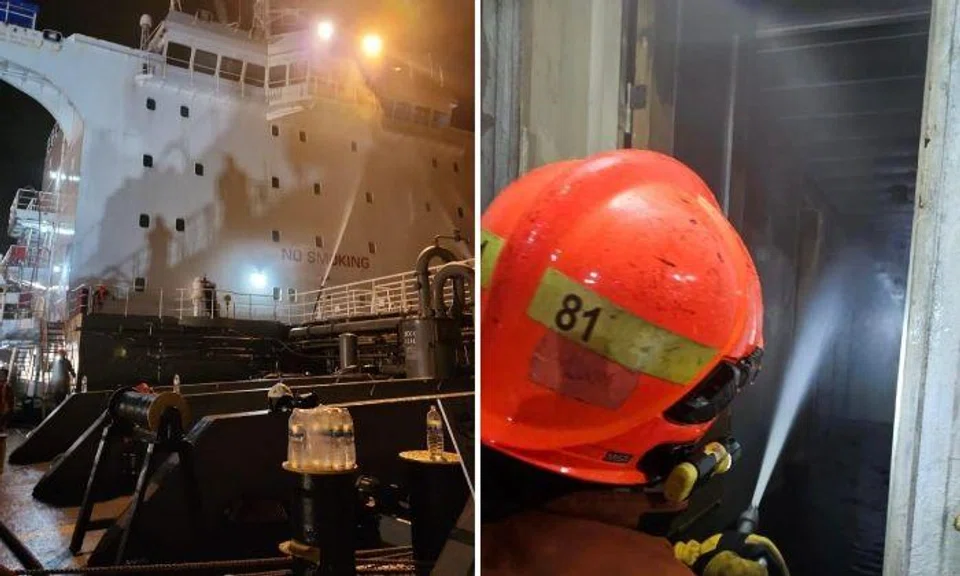 SCDF said on Facebook that it was alerted to the fire at about 9:35pm.