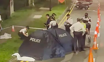 The pair were pronounced dead at the scene by an SCDF paramedic.