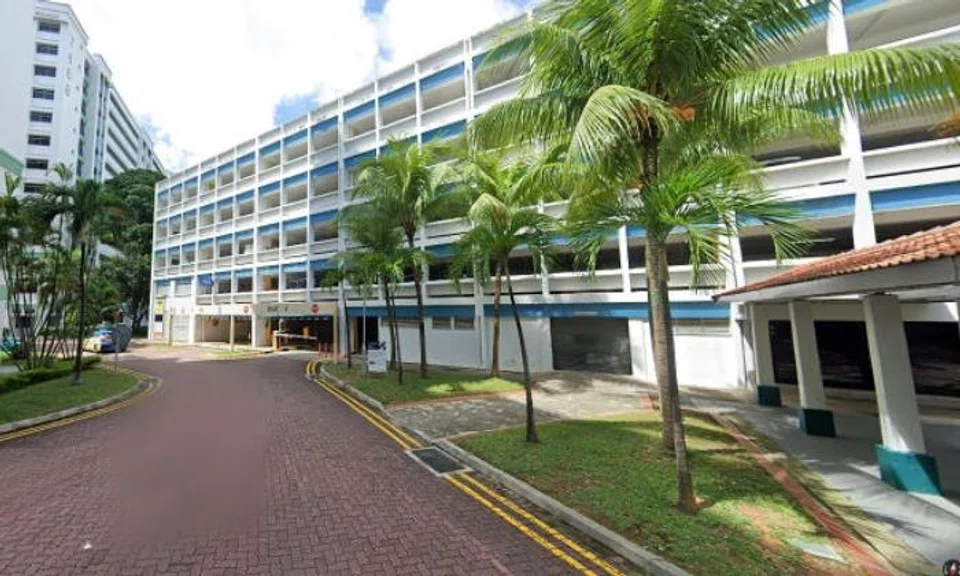 Multi-storey carpark at Block 786A Woodlands Avenue 60