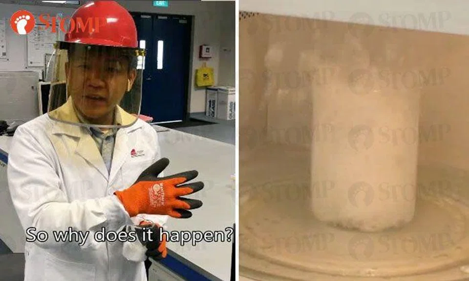 Stomp and ITE investigate the curious case of exploding microwave water