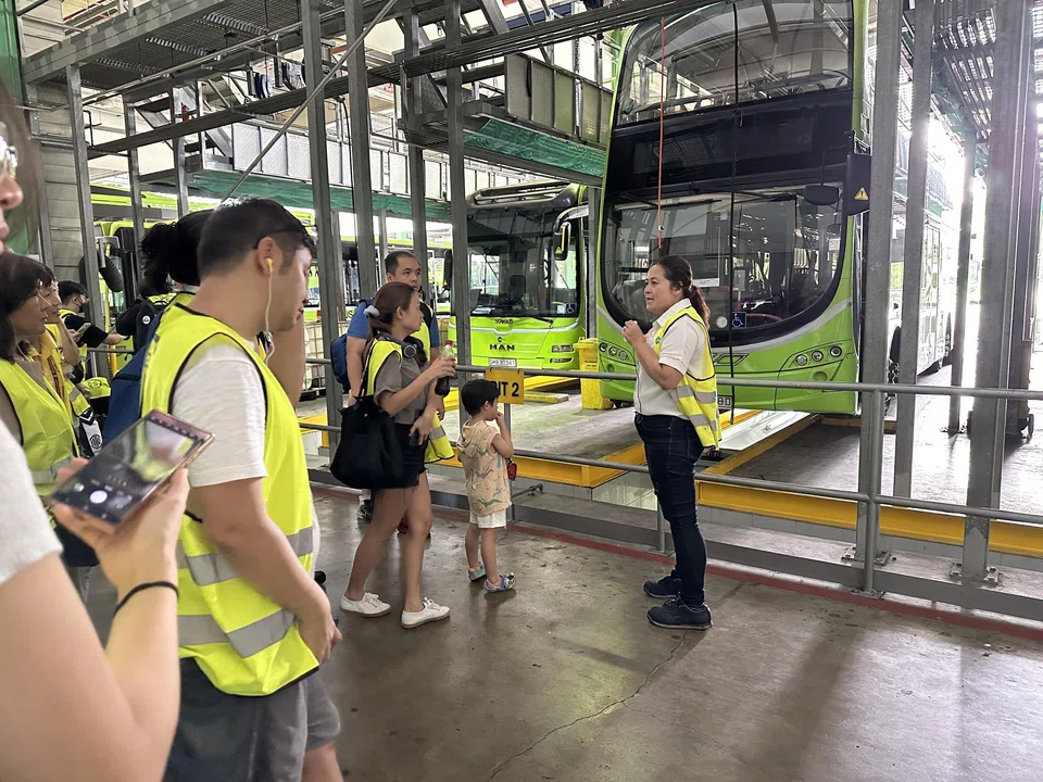 Tower Transit Singapore began hosting guided tours at Bulim Bus Depot in 2023.